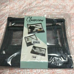 Clear view 3 piece storage cases